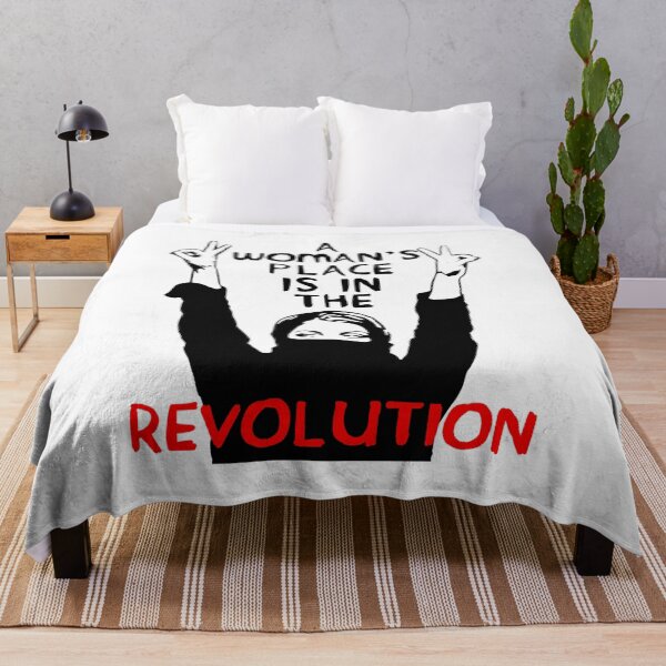 Item preview, A Woman's Place Is In The Revolution - Feminist designed and sold by surfandsupply.