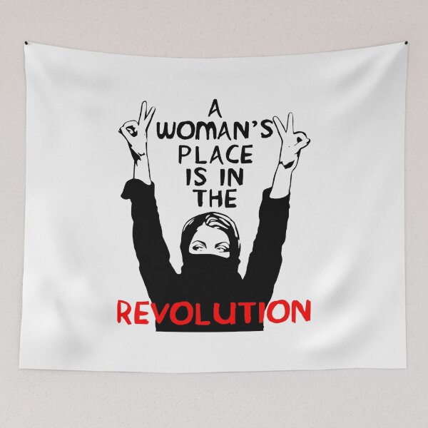 Item preview, A Woman's Place Is In The Revolution - Feminist designed and sold by surfandsupply.