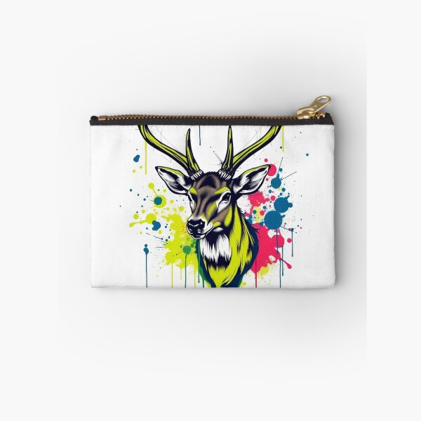 Item preview, Stag Deer Graffiti Street Art - Modern Graphic Art designed and sold by QuirkThreadsCo.