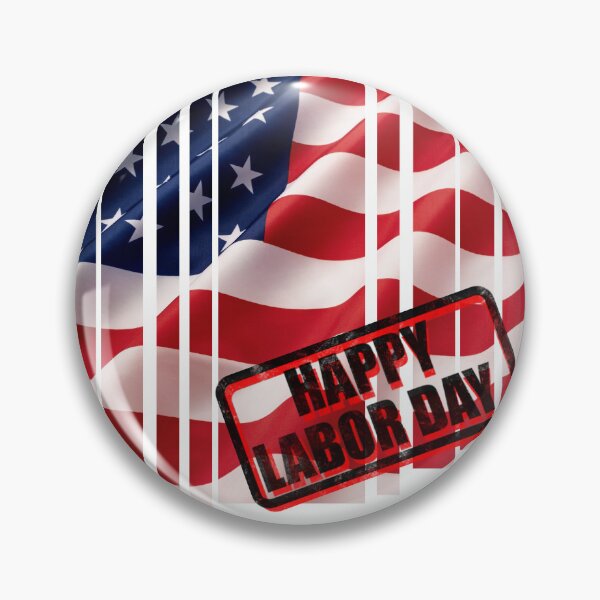 Item preview, Happy Labor Day - Patriotic American Flag Design designed and sold by Krystek-Studio .