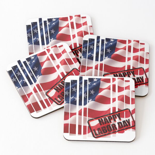 Item preview, Happy Labor Day - Patriotic American Flag Design designed and sold by Krystek-Studio .