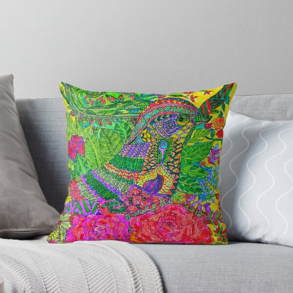 Item preview, Garden Songbird – Hand Drawn Floral Fantasy Art designed and sold by Selena.m.studio.