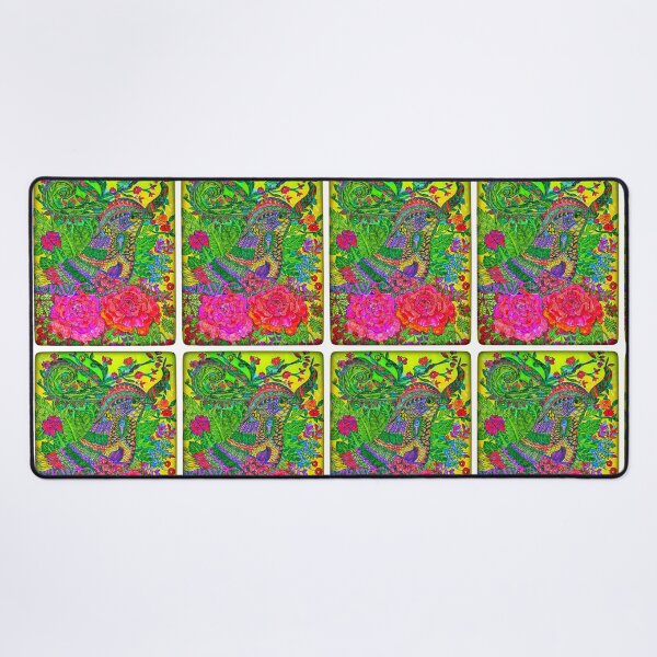 Item preview, Garden Songbird – Hand Drawn Floral Fantasy Art designed and sold by Selena.m.studio.