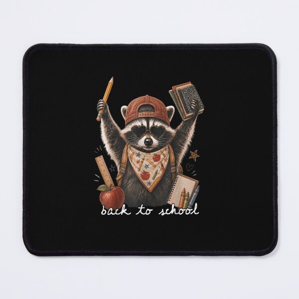 Item preview, Funny Racoon Back to School Cute First Day Boy Girl Kids  designed and sold by MatherFisher.