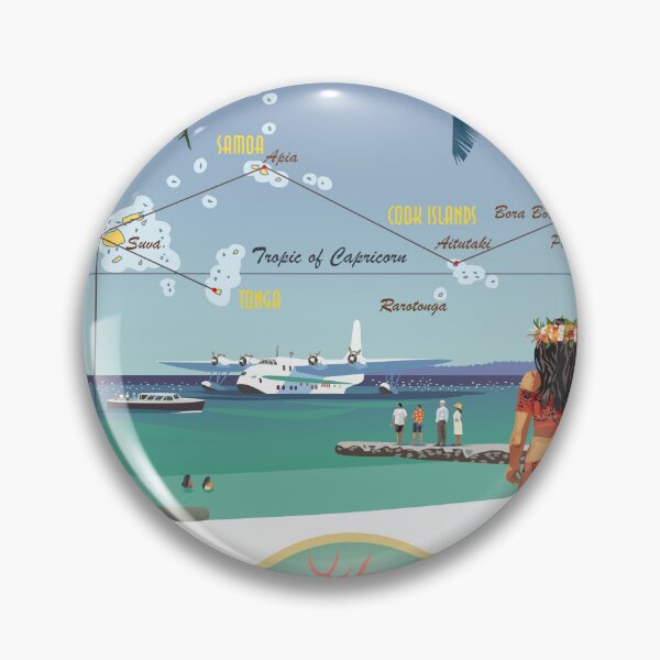 Item preview, The Coral Route - Cook Islands Aitutaki  designed and sold by contourcreative.