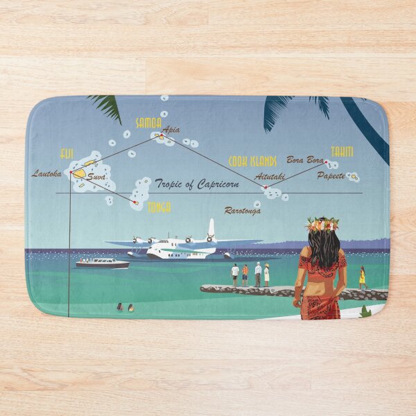 Item preview, The Coral Route - Cook Islands Aitutaki  designed and sold by contourcreative.