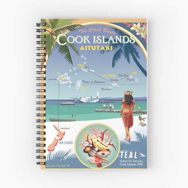 Item preview, The Coral Route - Cook Islands Aitutaki  designed and sold by contourcreative.