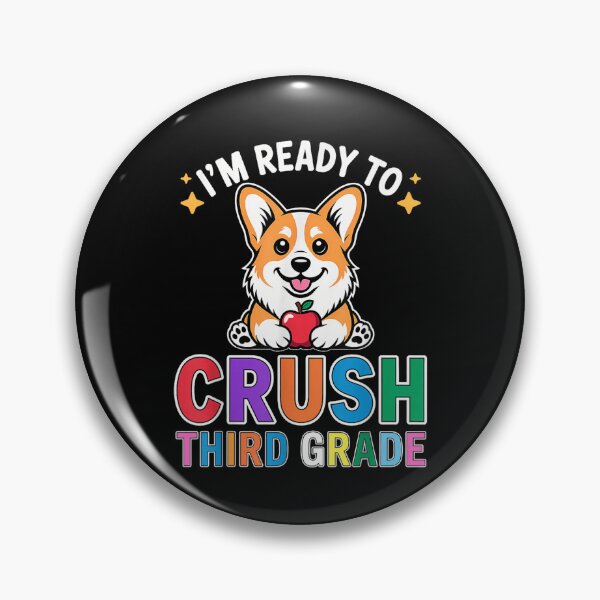 Item preview, Funny Ready to Crush Third Grade Corgi Dog Day of School  designed and sold by MatherFisher.