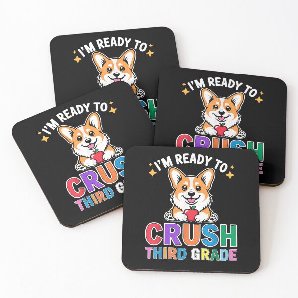 Item preview, Funny Ready to Crush Third Grade Corgi Dog Day of School  designed and sold by MatherFisher.