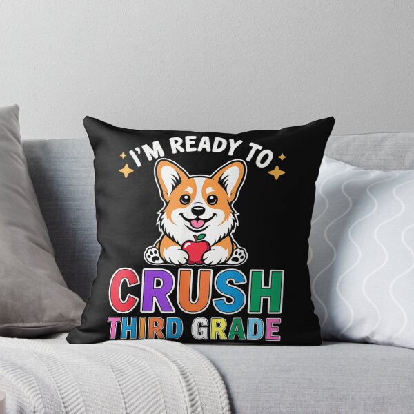 Item preview, Funny Ready to Crush Third Grade Corgi Dog Day of School  designed and sold by MatherFisher.