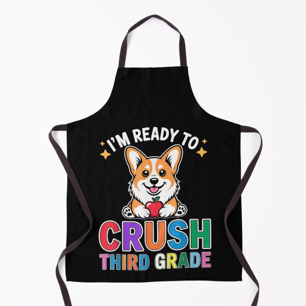 Item preview, Funny Ready to Crush Third Grade Corgi Dog Day of School designed and sold by MatherFisher.