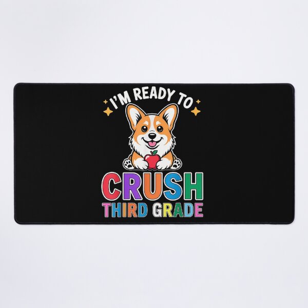 Item preview, Funny Ready to Crush Third Grade Corgi Dog Day of School  designed and sold by MatherFisher.