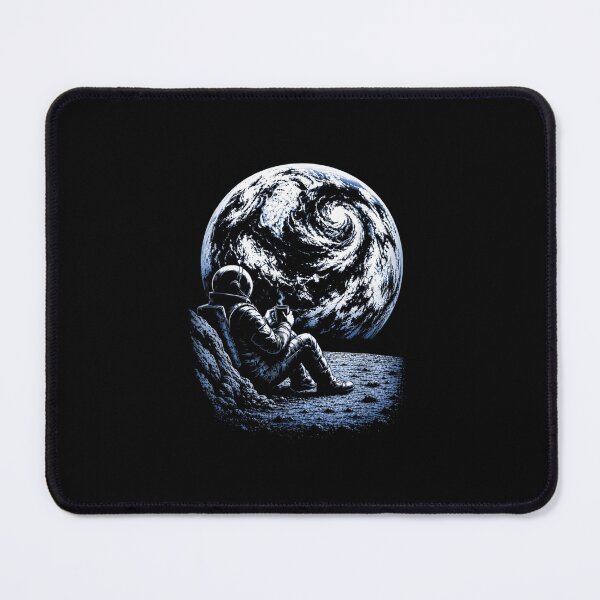 Item preview, Funny Space Astronaut On The Moon Drinking Coffee designed and sold by MatherFisher.