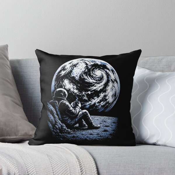 Item preview, Funny Space Astronaut On The Moon Drinking Coffee  designed and sold by MatherFisher.