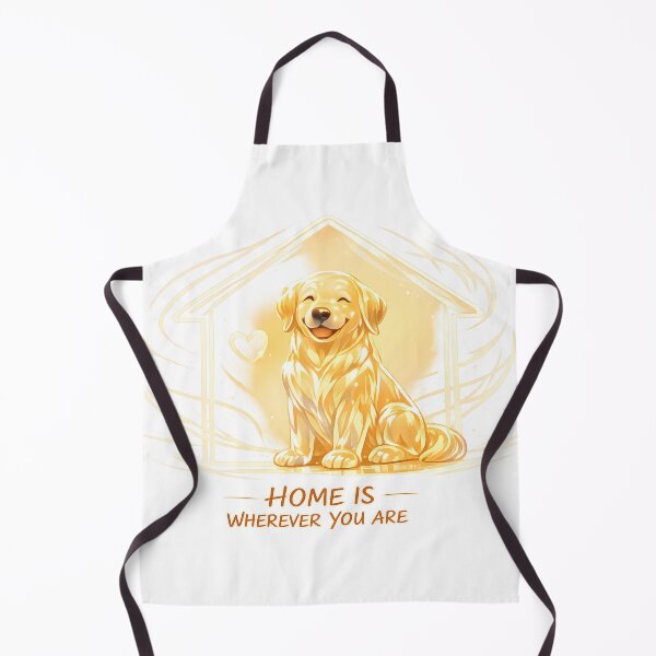 Item preview, Home Is Wherever You Are – Golden Retriever Cozy House Design, Dog Lover Gift Shirt designed and sold by Sahil Randhawa.
