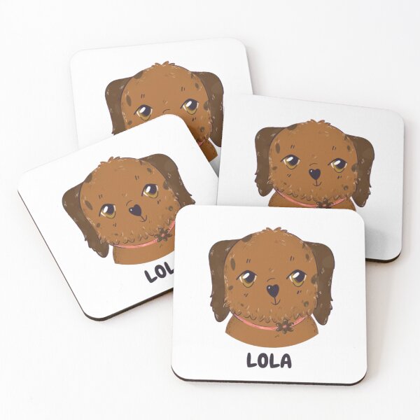 Item preview, Lola - Cute Brown Spotted Puppy Dog Portrait designed and sold by GenZFashion000.