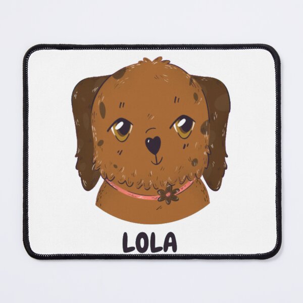 Item preview, Lola - Cute Brown Spotted Puppy Dog Portrait designed and sold by GenZFashion000.
