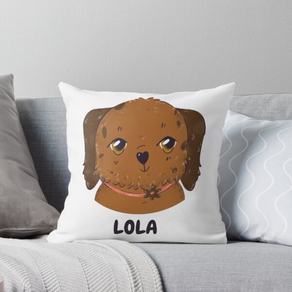 Item preview, Lola - Cute Brown Spotted Puppy Dog Portrait designed and sold by GenZFashion000.