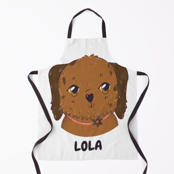 Item preview, Lola - Cute Brown Spotted Puppy Dog Portrait designed and sold by GenZFashion000.
