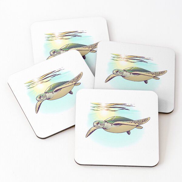 Item preview, Sea Turtle Swimming Toward Sunlight designed and sold by T-domain.