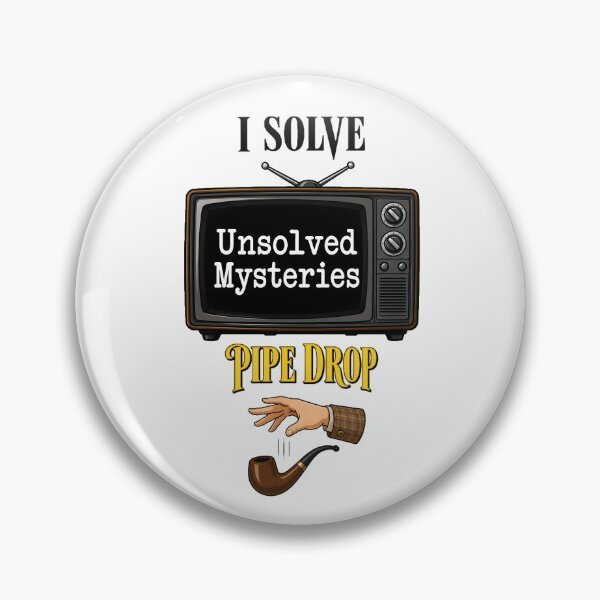 Item preview, Detective Pipe Drop Vintage Crime Show Humor designed and sold by Artmares.