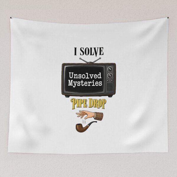 Item preview, Detective Pipe Drop Vintage Crime Show Humor designed and sold by Artmares.