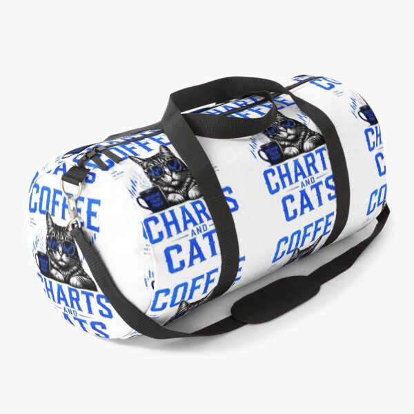 Item preview, Coffee Charts and Cats Funny Trader Cat Design designed and sold by PipForgeStudio .