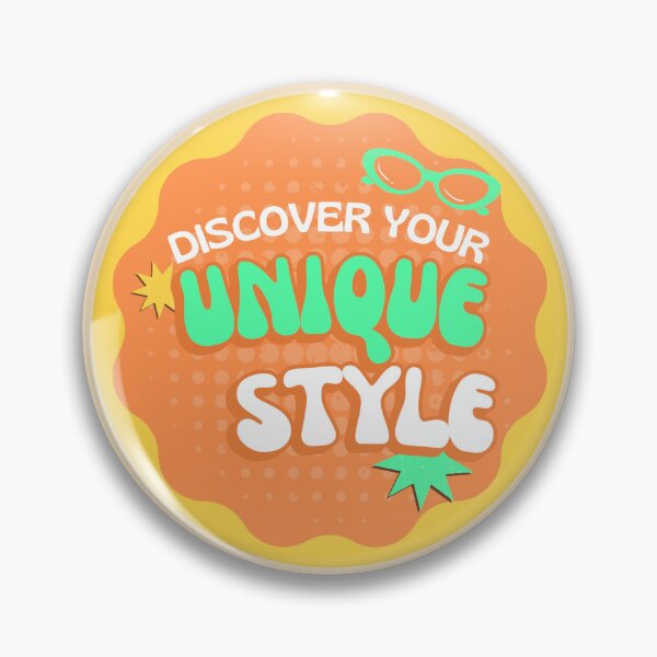 Item preview, Discover Your Unique Style Sticker | Retro Summer Aesthetic Typography | Colorful Trendy Vinyl Decal designed and sold by mounika-mangena.