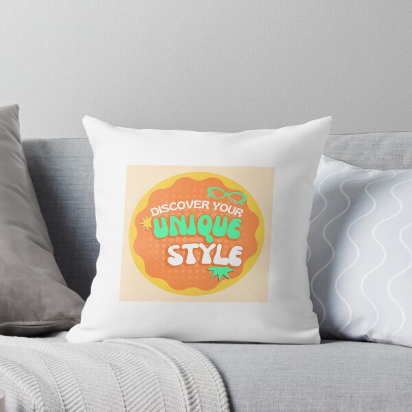 Item preview, Discover Your Unique Style Sticker | Retro Summer Aesthetic Typography | Colorful Trendy Vinyl Decal designed and sold by mounika-mangena.