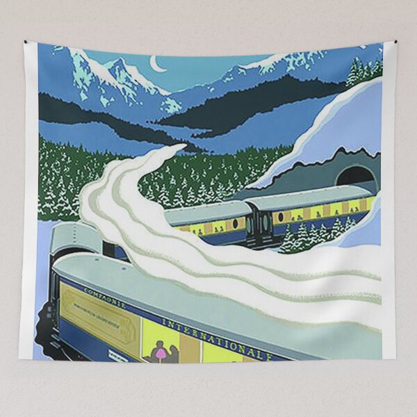 Item preview, Murder On The Orient Express Vintage Book Cover designed and sold by walterswan.