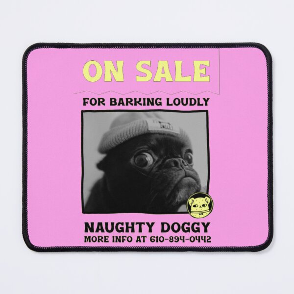 Item preview, On Sale For Barking Loudly - Funny Naughty Pug Meme designed and sold by GenZFashion000.