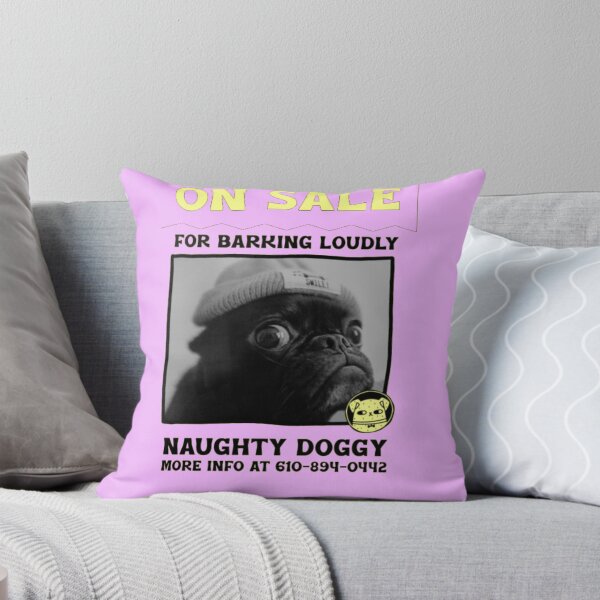 Item preview, On Sale For Barking Loudly - Funny Naughty Pug Meme designed and sold by GenZFashion000.