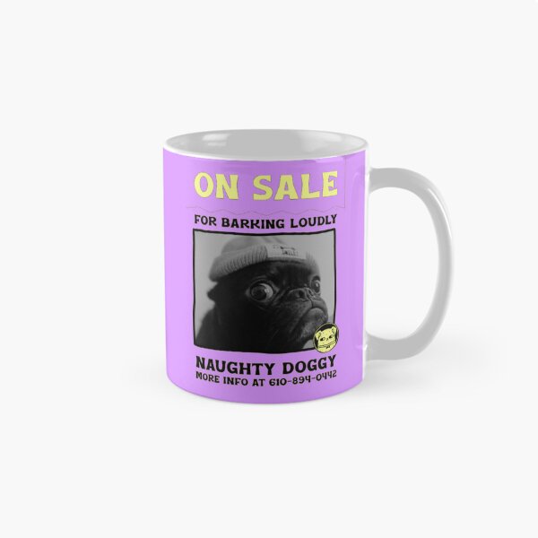 Item preview, On Sale For Barking Loudly - Funny Naughty Pug Meme designed and sold by GenZFashion000.