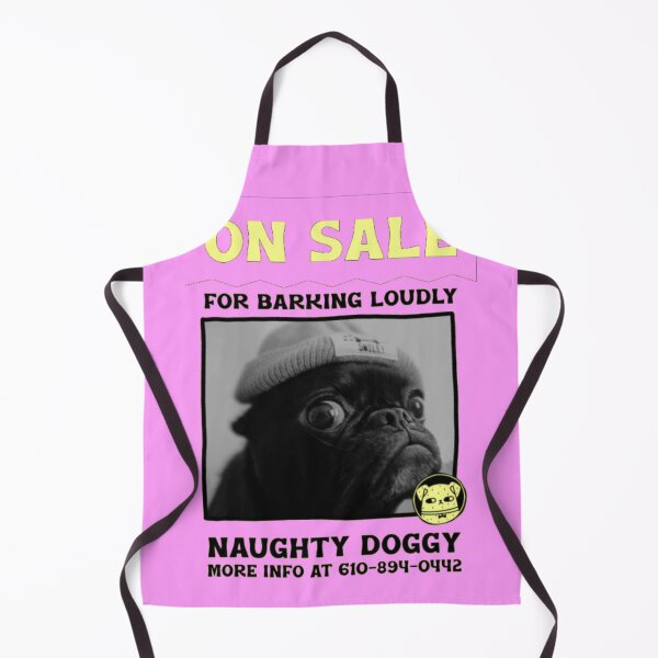 Item preview, On Sale For Barking Loudly - Funny Naughty Pug Meme designed and sold by GenZFashion000.