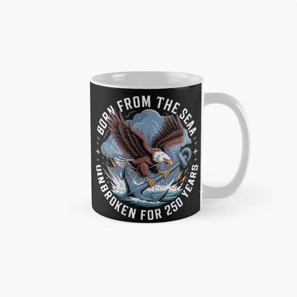 Item preview, Born From the Sea Unbroken for 250 Years Patriotic Eagle Anchor Vintage  designed and sold by Zizo-DR44.