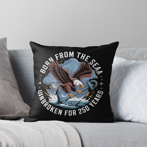 Item preview, Born From the Sea Unbroken for 250 Years Patriotic Eagle Anchor Vintage  designed and sold by Zizo-DR44.
