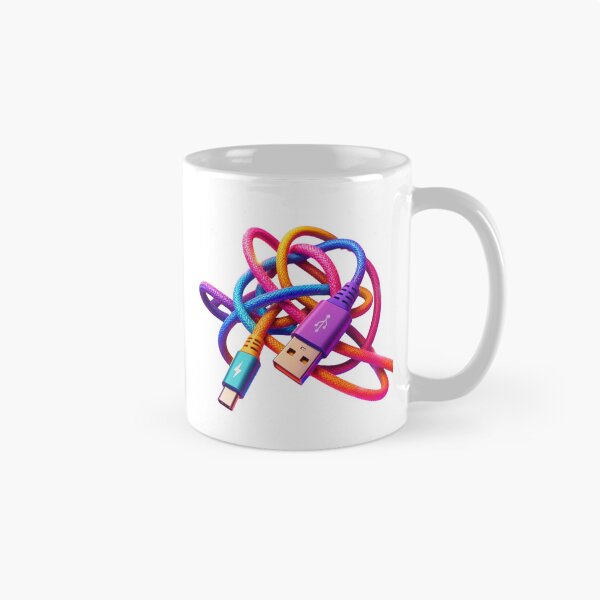 Item preview, Colorful charging cable tangle in neon look designed and sold by VladaV.