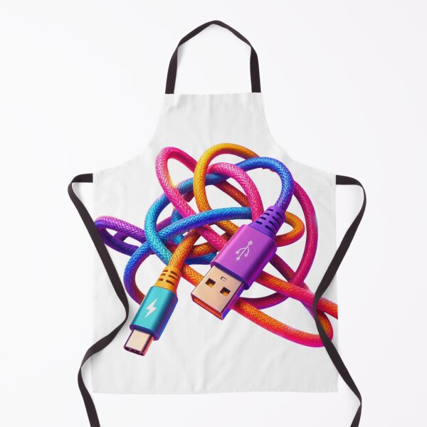 Item preview, Enredo de cable de carga colorido con aspecto neón designed and sold by VladaV.