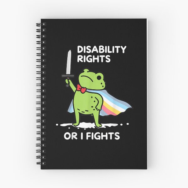 Item preview, I Will Fight Until Disability Rights Funny Frog Meme designed and sold by MatherFisher.