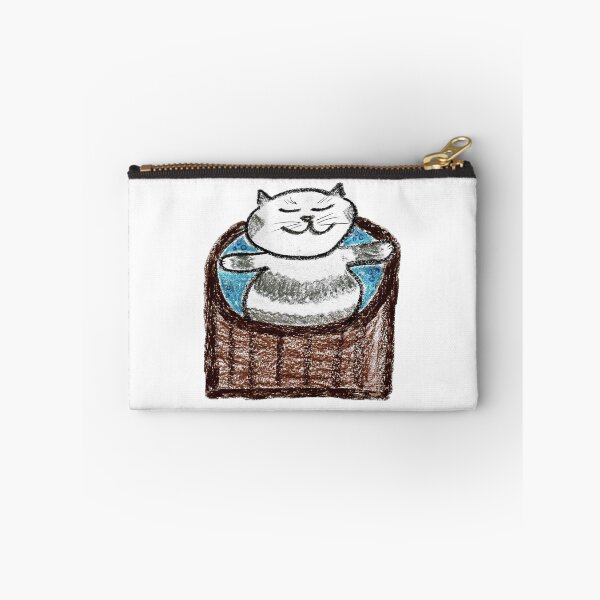 Item preview, Cute Cat in Hot Tub Jacuzzi Crayon Art designed and sold by MagicYana.