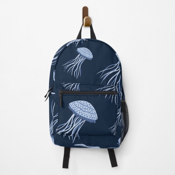 Item preview, Blue Jellyfish Pattern | Coastal Ocean Seamless Print | Nautical Marine Life Aesthetic designed and sold by RJACreative.
