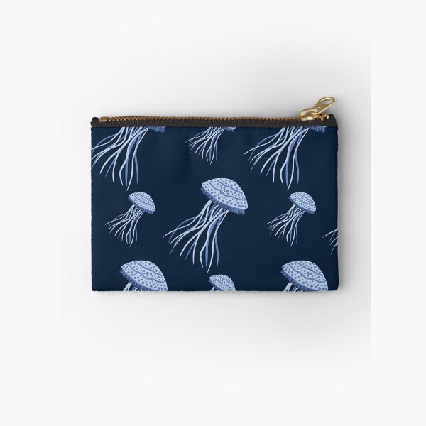 Item preview, Blue Jellyfish Pattern | Coastal Ocean Seamless Print | Nautical Marine Life Aesthetic designed and sold by RJACreative.
