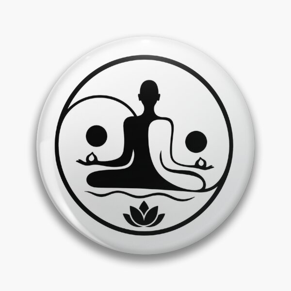 Item preview, Meditation Yin Yang - Zen Yoga Design designed and sold by Myra365Art.