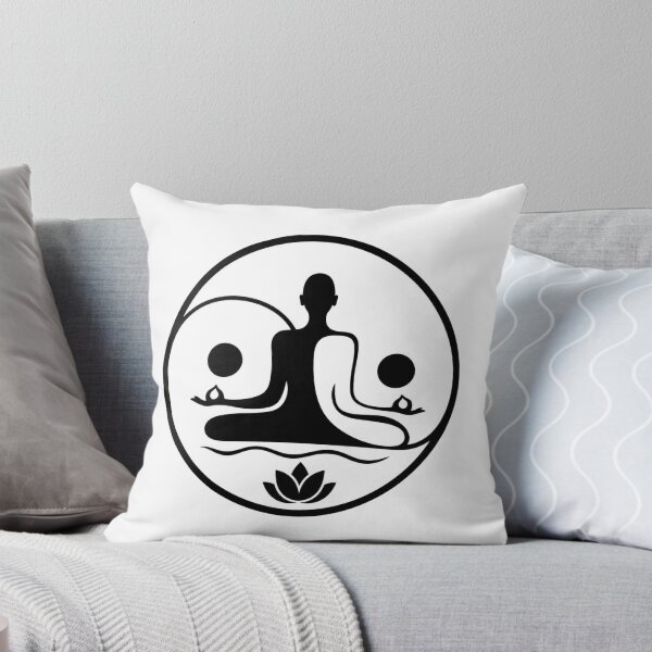 Item preview, Meditation Yin Yang - Zen Yoga Design designed and sold by Myra365Art.