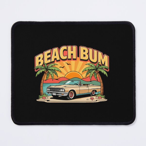Item preview, Beach Bum Classic Convertible Car Vintage Summer Vacation Retro  designed and sold by Zizo-DR44.