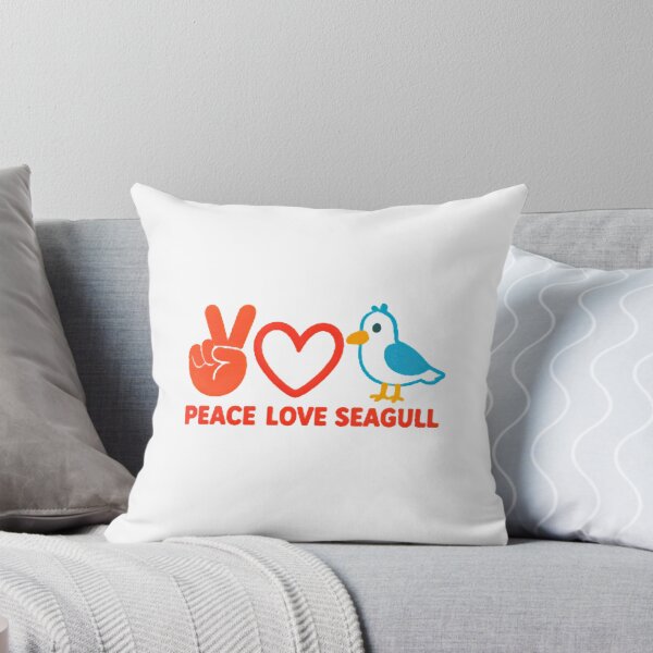 Item preview, Peace Love Seagull Cute Bird Design designed and sold by HBDStudio.
