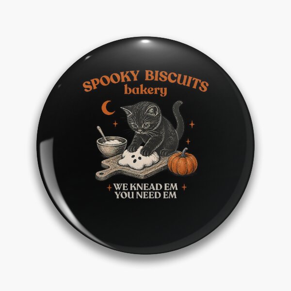 Item preview, Retro Funny Spooky Biscuits Club Cat Lovers Pastry Halloween designed and sold by Lhwatsrdina.