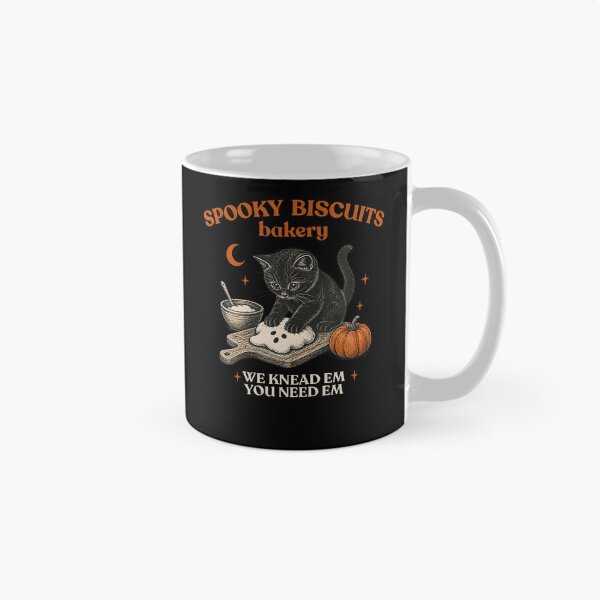 Item preview, Retro Funny Spooky Biscuits Club Cat Lovers Pastry Halloween designed and sold by Lhwatsrdina.