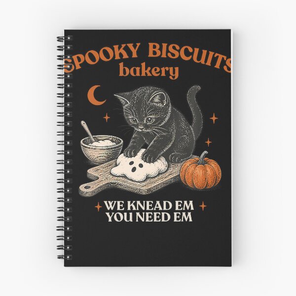 Item preview, Retro Funny Spooky Biscuits Club Cat Lovers Pastry Halloween designed and sold by Lhwatsrdina.
