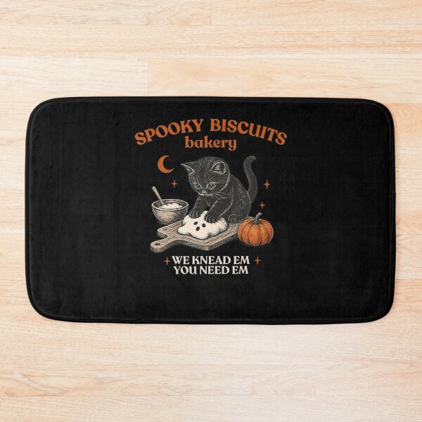 Item preview, Retro Funny Spooky Biscuits Club Cat Lovers Pastry Halloween designed and sold by Lhwatsrdina.
